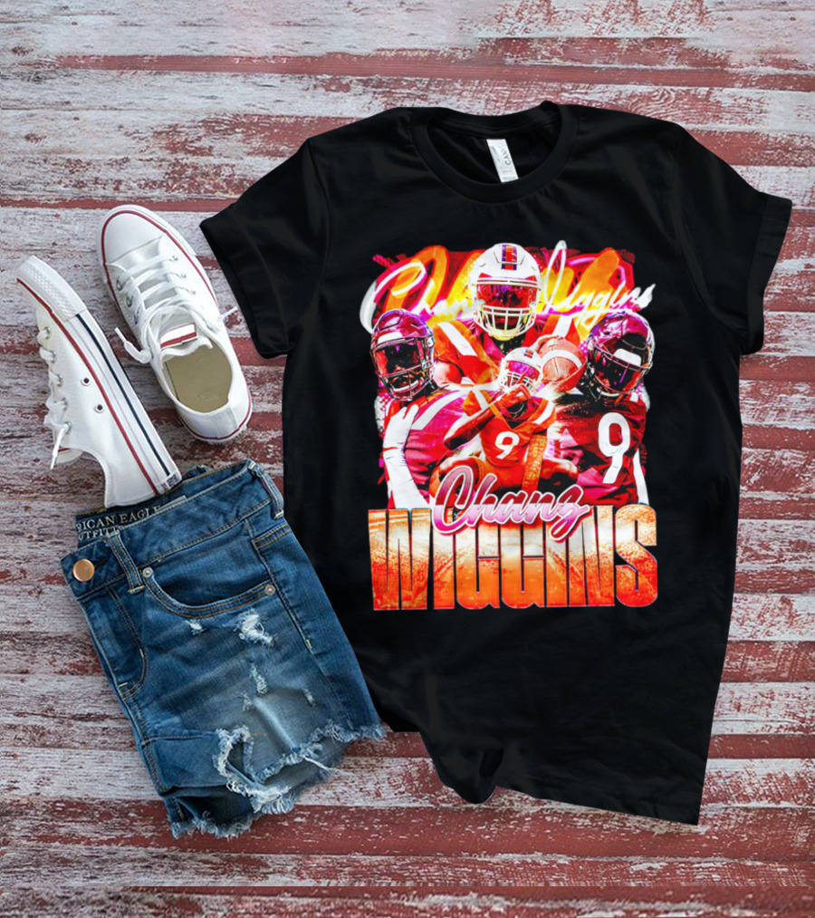 Chanz Wiggins Virginia Tech Hokies Football Vintage T-Shirt