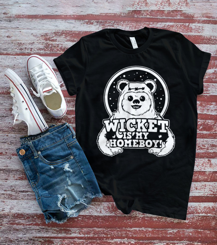 Wicket Is My Homeboy Space Bear T-Shirt