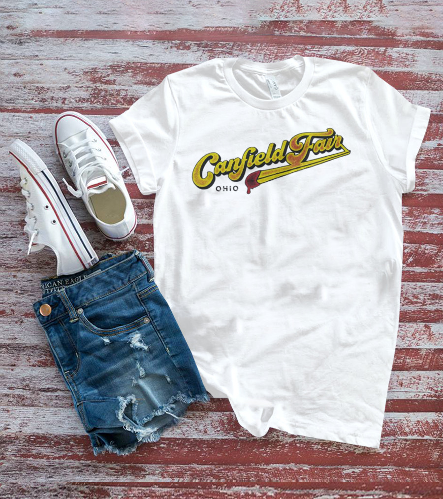 Canfield Fair Ohio Retro Style Match T-Shirt