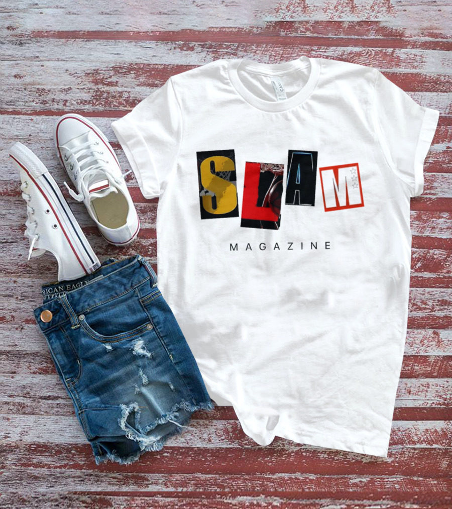 SLAM Mag Cut-Out Basketball Fashion Magazine T-Shirt