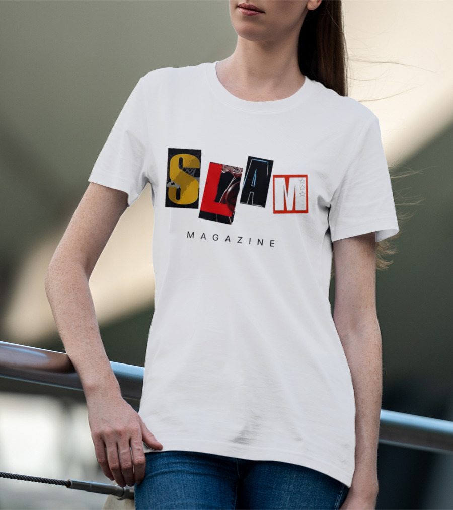 SLAM Mag Cut-Out Basketball Fashion Magazine T-Shirt