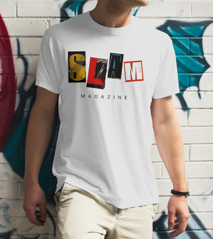 SLAM Mag Cut-Out Basketball Fashion Magazine T-Shirt