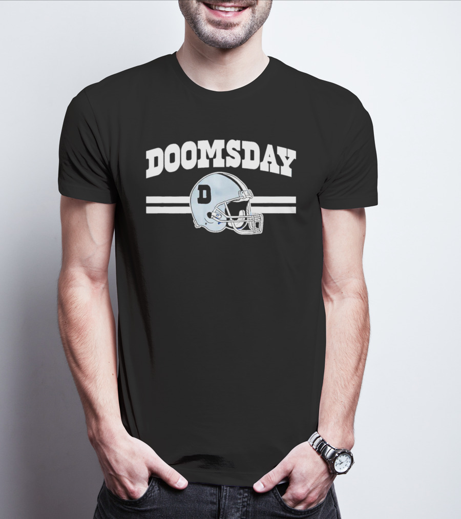 Doomsday Big D Dallas Cowboys Football Helmet T-Shirt