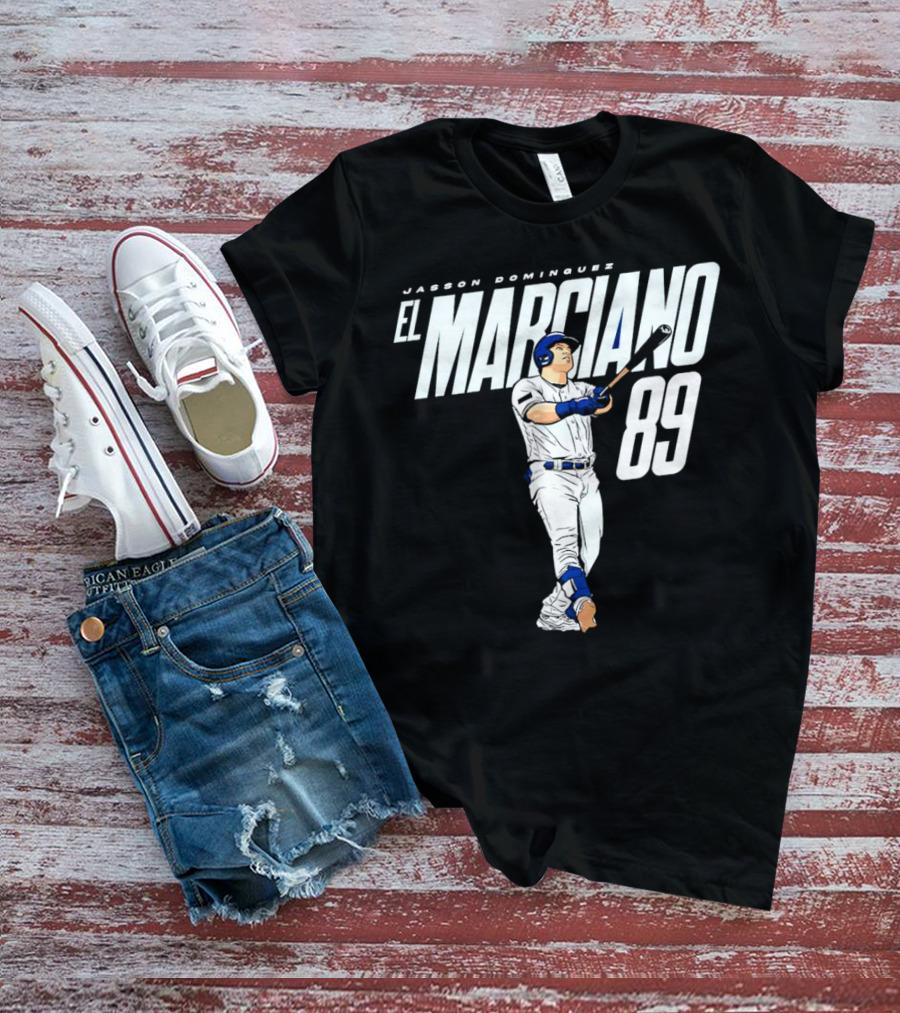 Jasson Domínguez El Marciano 89 New York Yankees Baseball Player T-Shirt