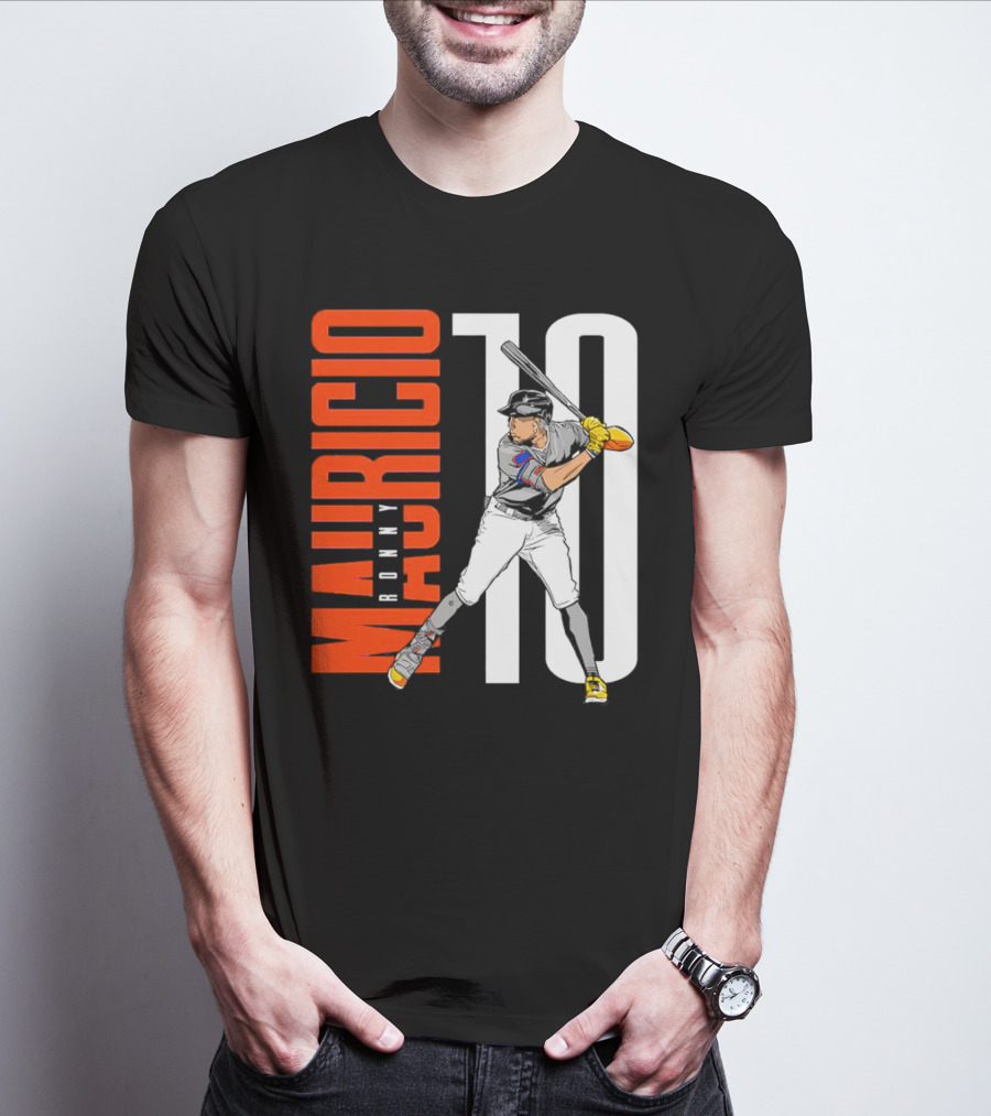 Ronny Mauricio 10 New York Mets Baseball Player T-Shirt