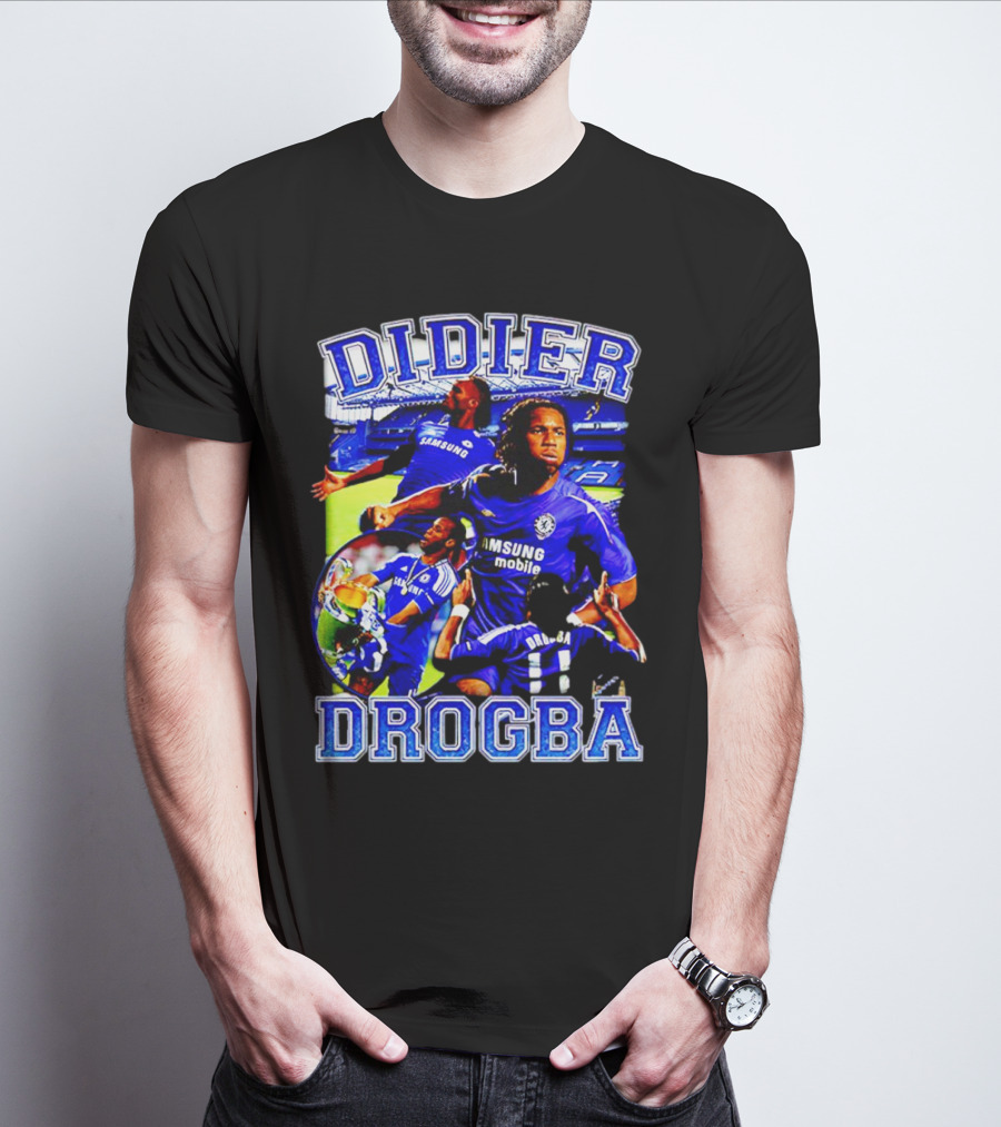 Didier Drogba Chelsea Samsung Mobile Victory T-Shirt