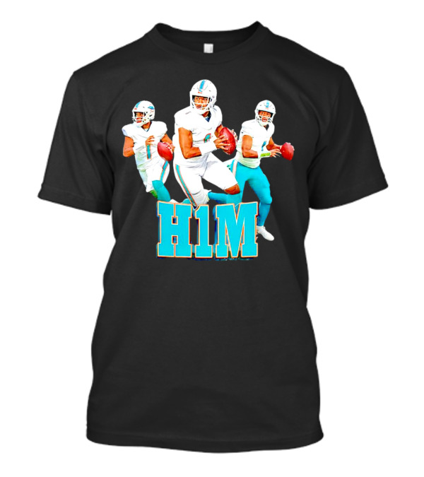 Tua Tagovailoa 1 H1M Vibzmiami Football T-Shirt