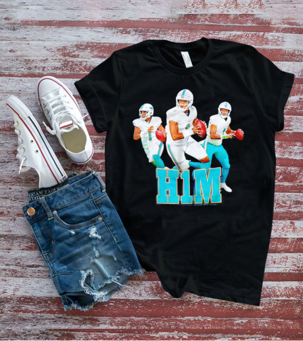 Tua Tagovailoa 1 H1M Vibzmiami Football T-Shirt