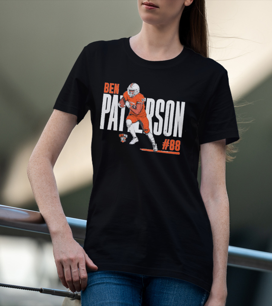 Ben Patterson UTPB Falcons #88 NCAA Football T-Shirt