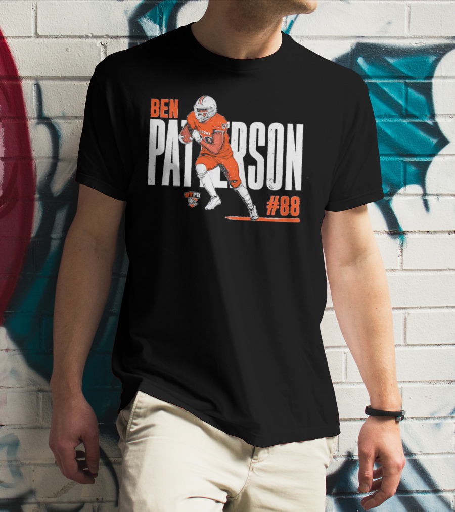 Ben Patterson UTPB Falcons #88 NCAA Football T-Shirt