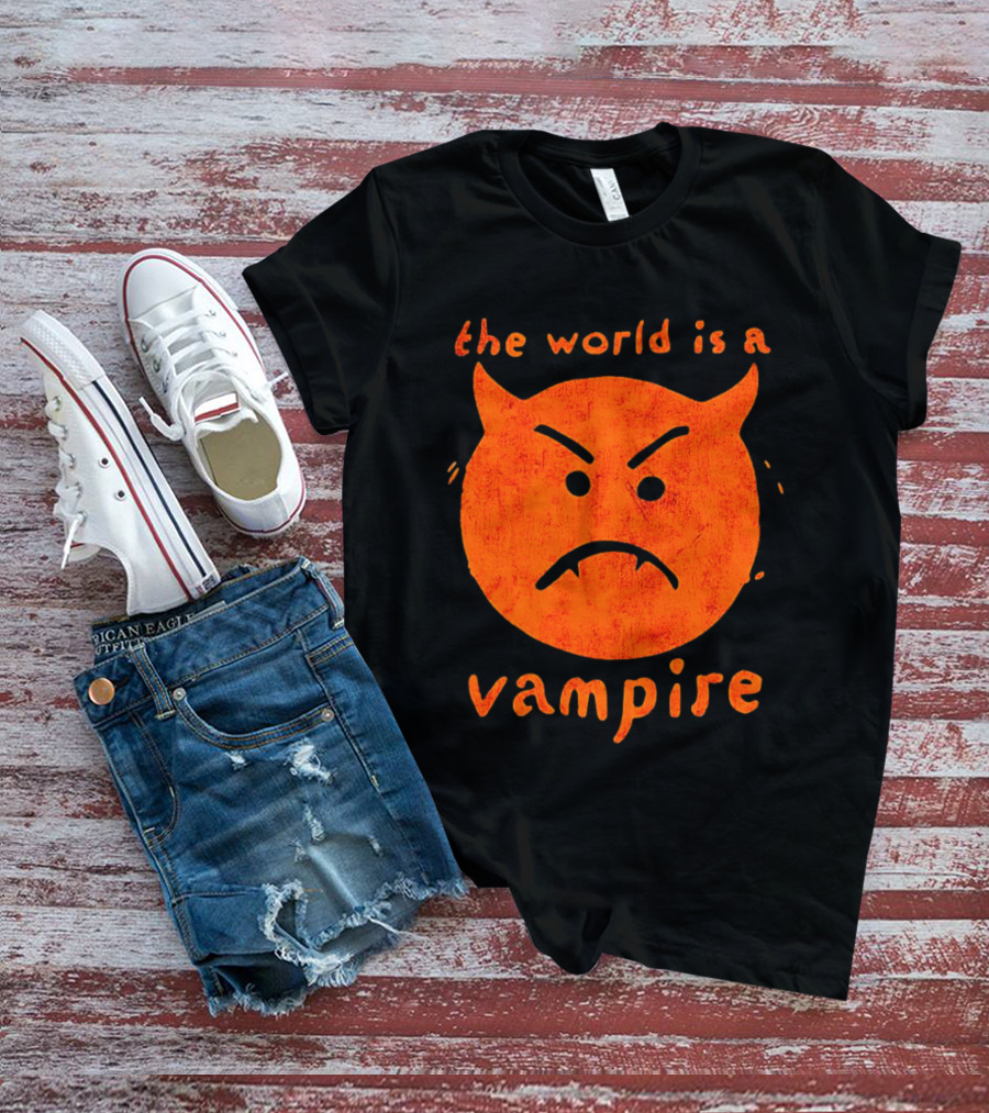 The World Is A Vampire Halloween Smashing Pumpkins T-Shirt