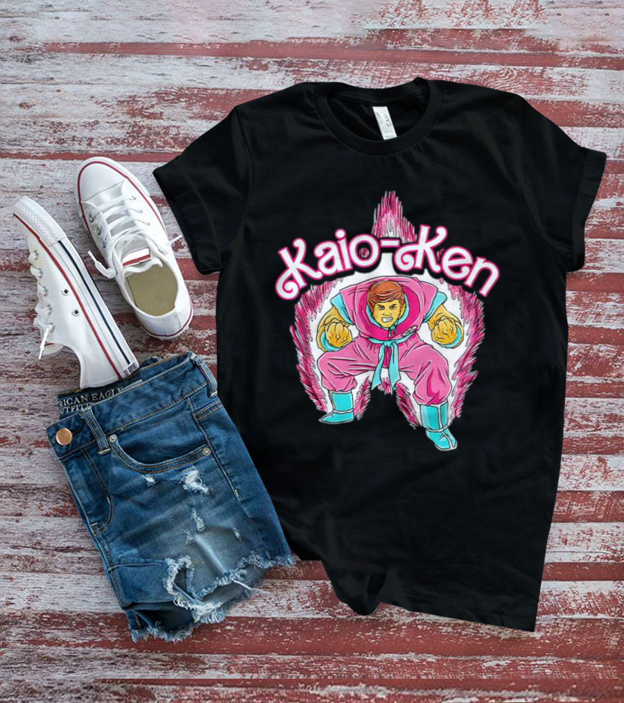 Kaio Ken Power-Up Aura Fighter Stance T-Shirt