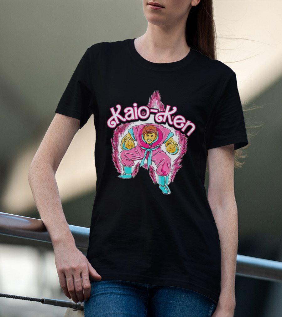 Kaio Ken Power-Up Aura Fighter Stance T-Shirt