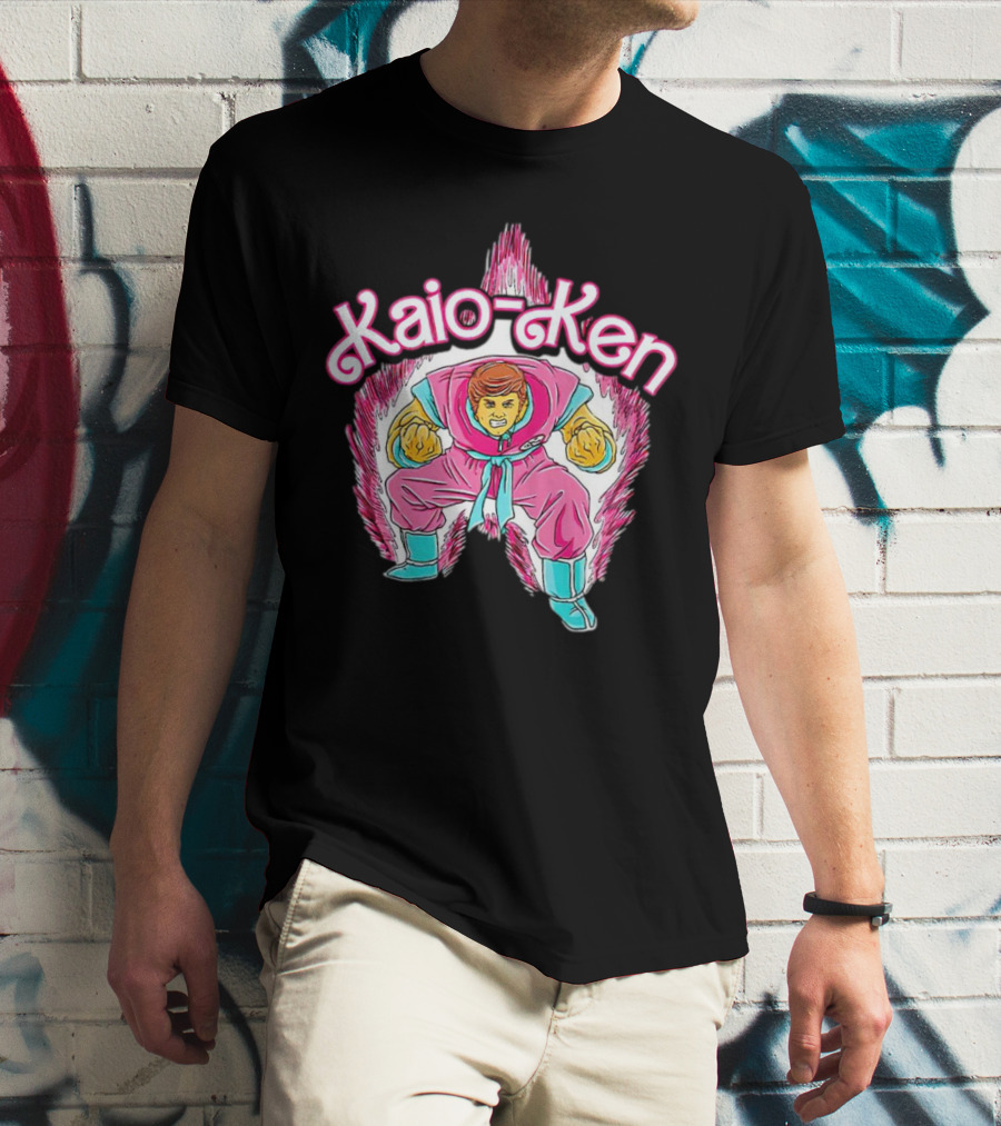 Kaio Ken Power-Up Aura Fighter Stance T-Shirt