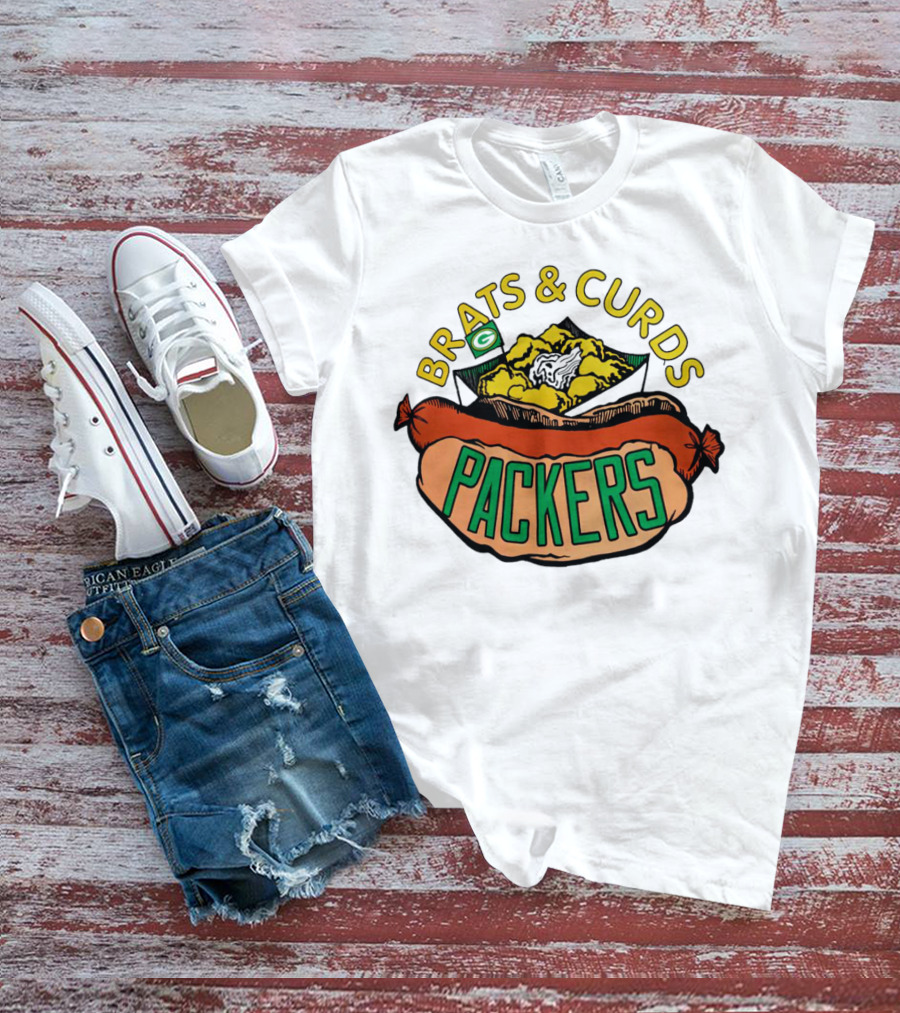 Packers Brats And Curds Football Fan Delight T-Shirt