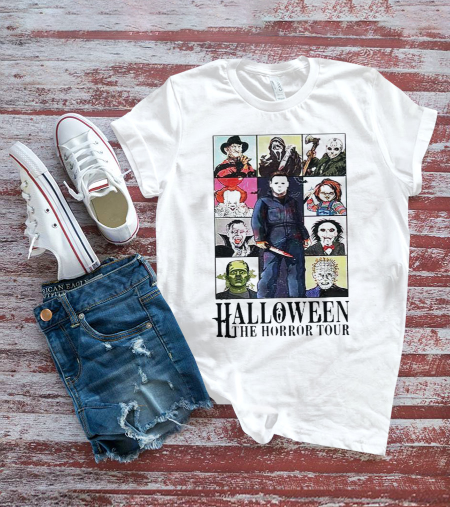 Halloween Horror Movie Characters The Horror Tour T-Shirt