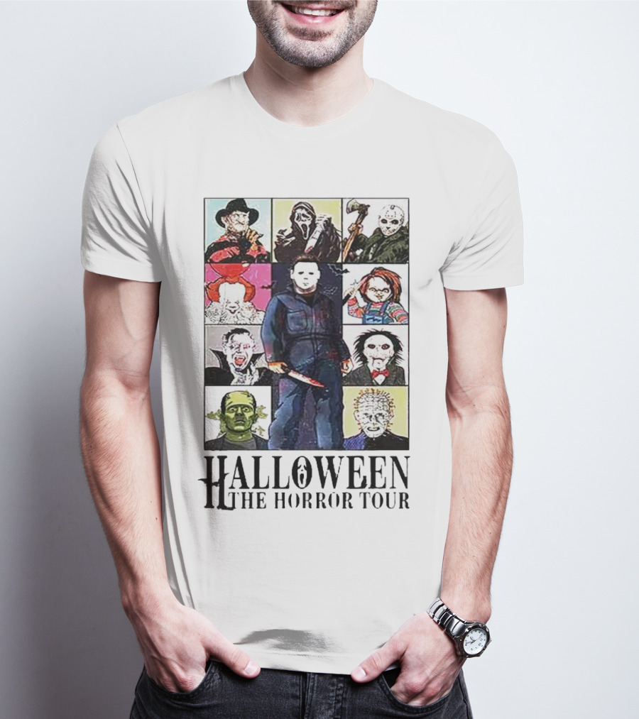 Halloween Horror Movie Characters The Horror Tour T-Shirt