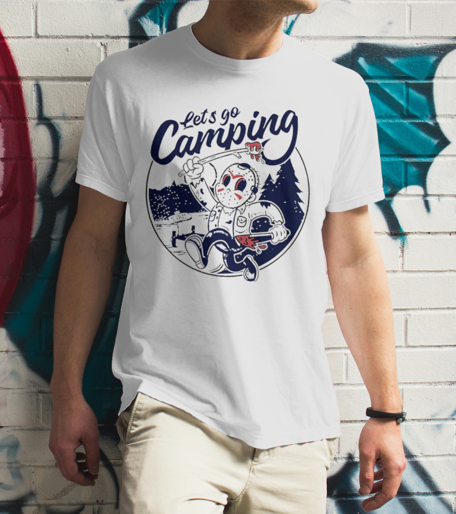 Let's Go Camping With Jason Voorhees Halloween T-Shirt