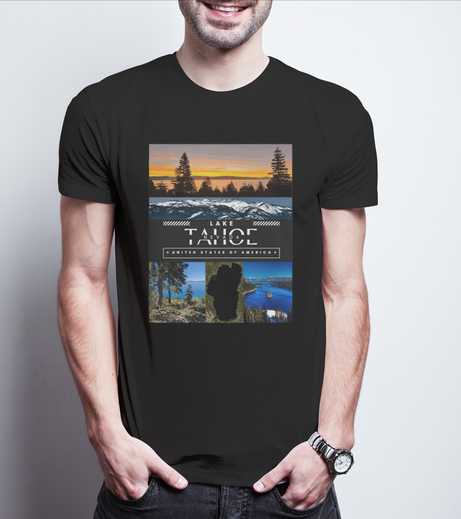 Lake Tahoe Nevada Scenic Views United States Of America T-Shirt