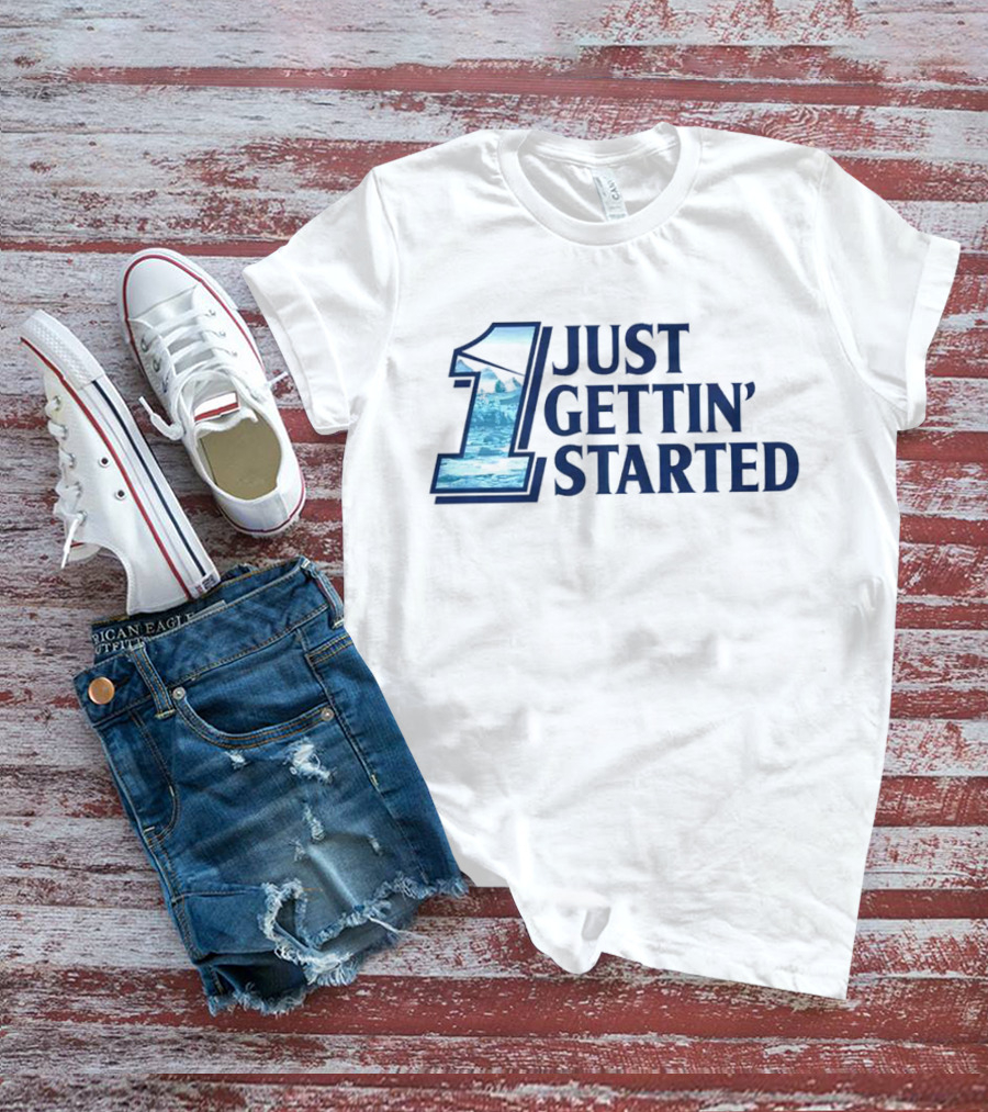 Ross Chastain Number 1 Just Gettin’ Started Busch Light Racing T-Shirt
