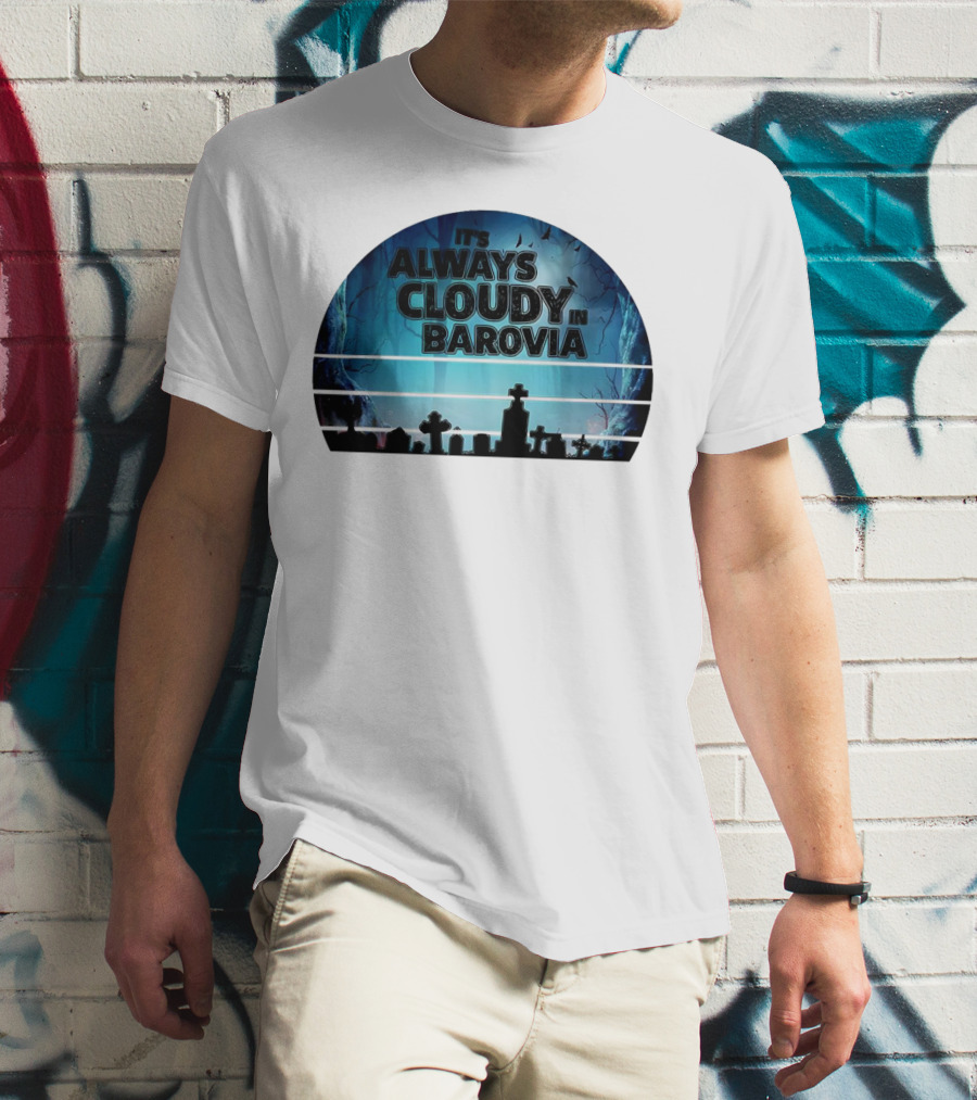 It's Always Cloudy In Barovia Graveyard Scene T-Shirt