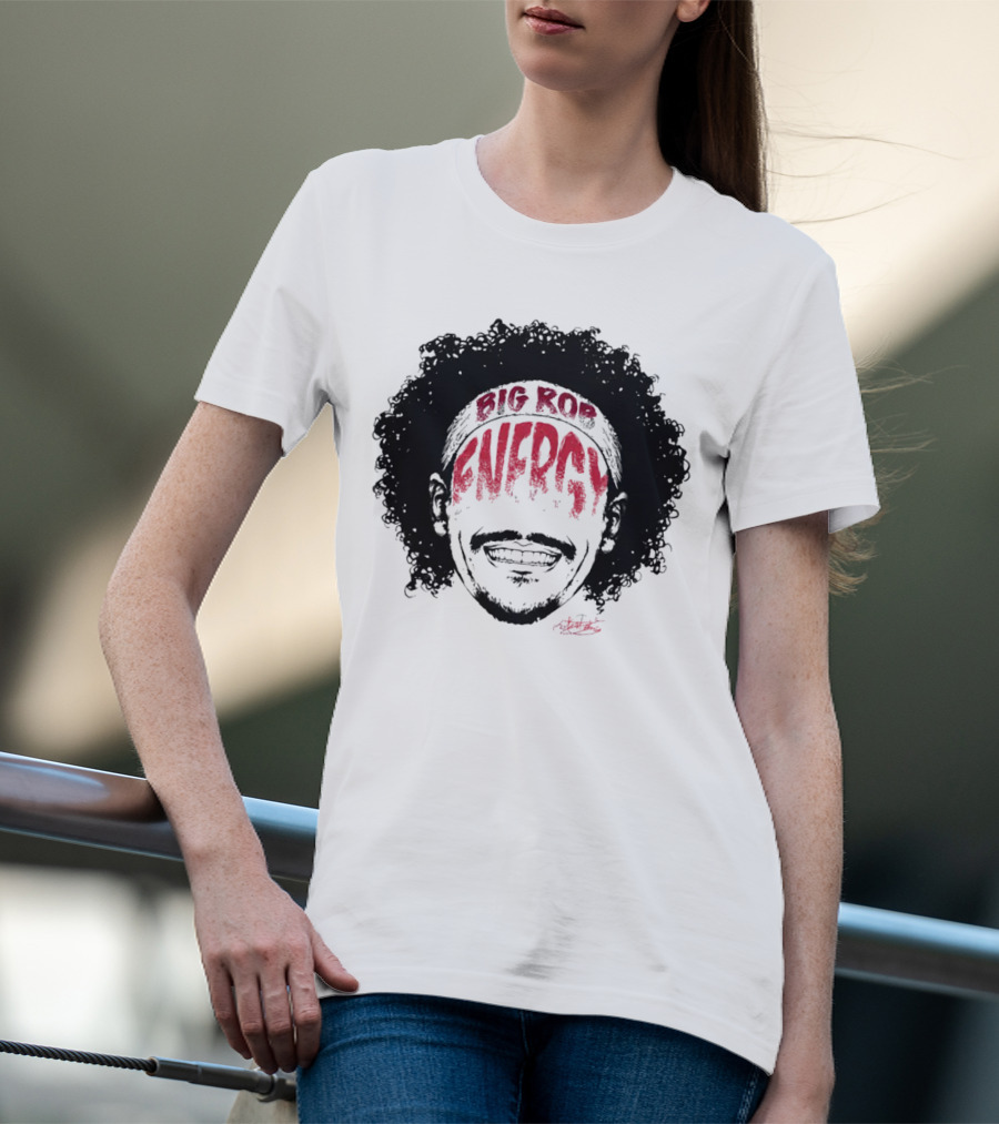 Big Rob Energy Robert Jones Signature Afro T-Shirt