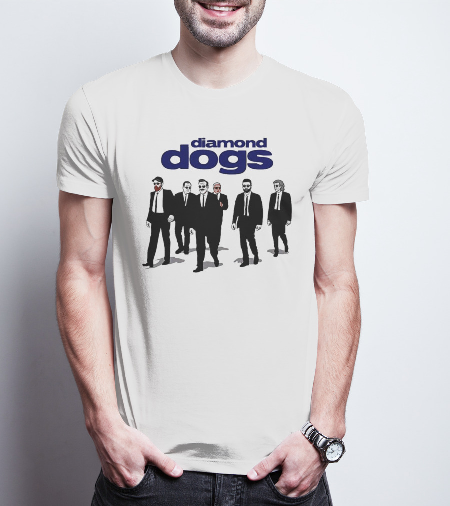 Ted Lasso Diamond Dogs Reservoir Dogs T-Shirt