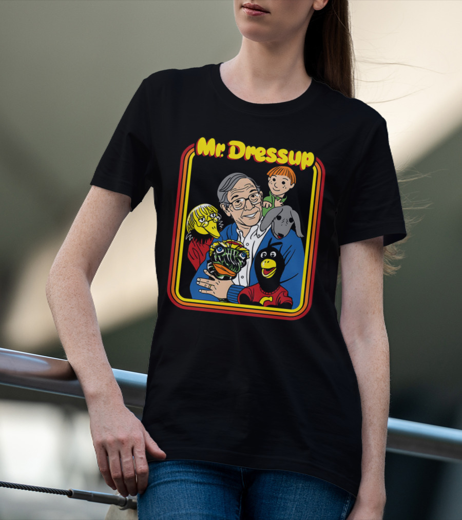 Mr. Dressup With Friends And Puppets Illustration CBC Collaboration T-Shirt