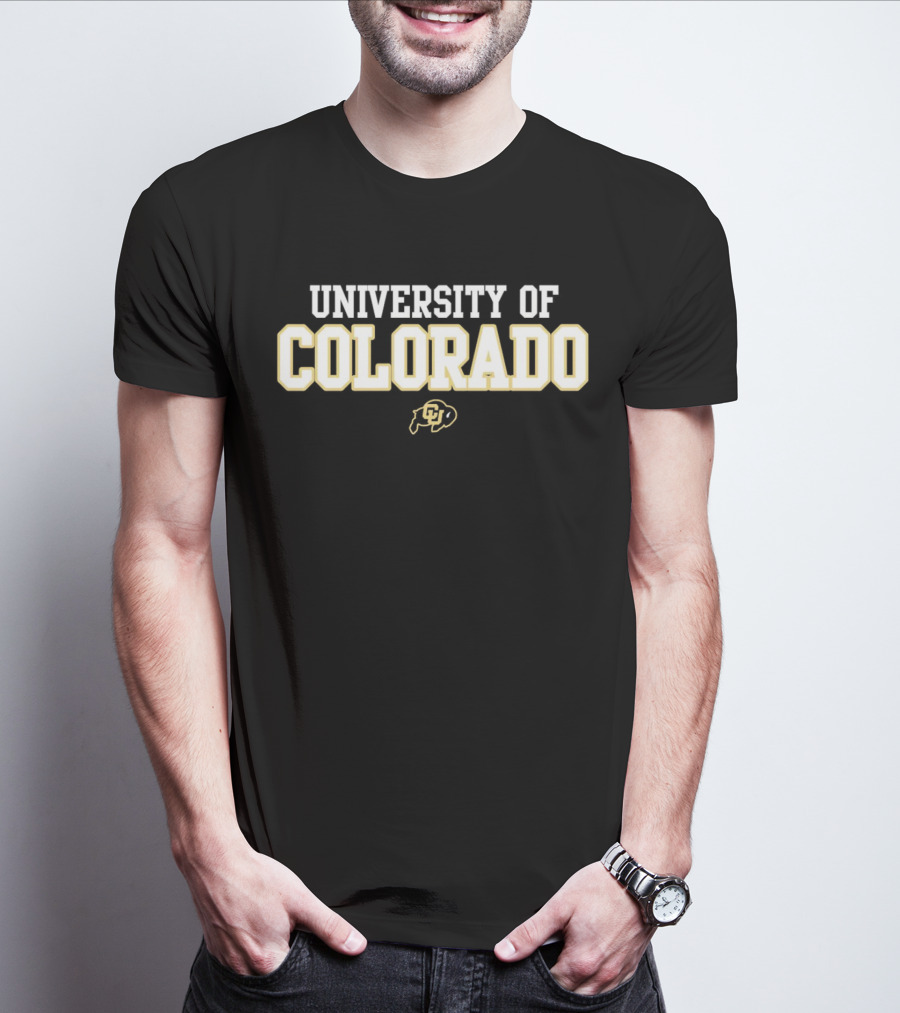 University Of Colorado Buffaloes Football CU T-Shirt