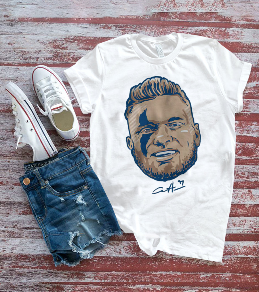 Aidan Hutchinson Swag Head Detroit Lions Signature T-Shirt