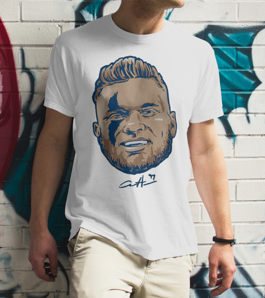 Aidan Hutchinson Swag Head Detroit Lions Signature T-Shirt