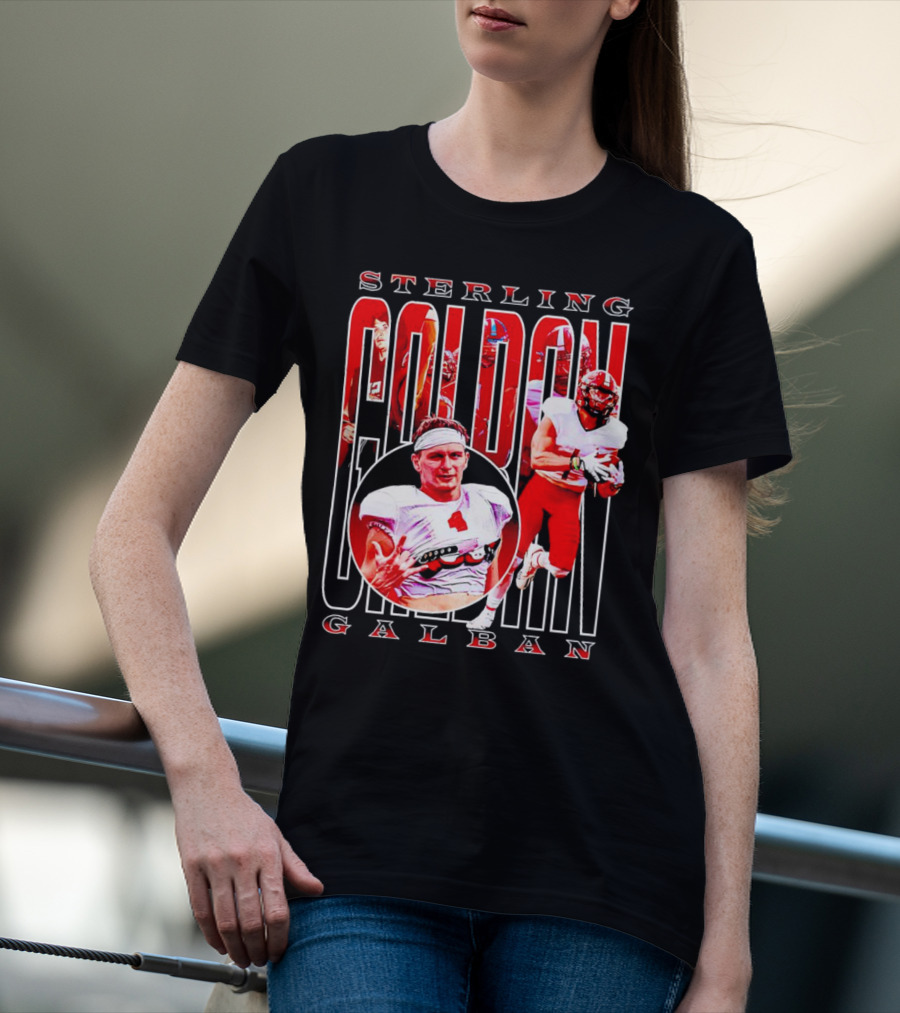 Sterling Galban Jacksonville State Gamecocks Football Star Receiver T-Shirt