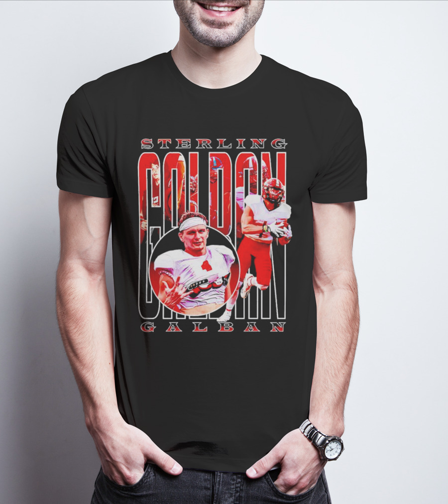 Sterling Galban Jacksonville State Gamecocks Football Star Receiver T-Shirt