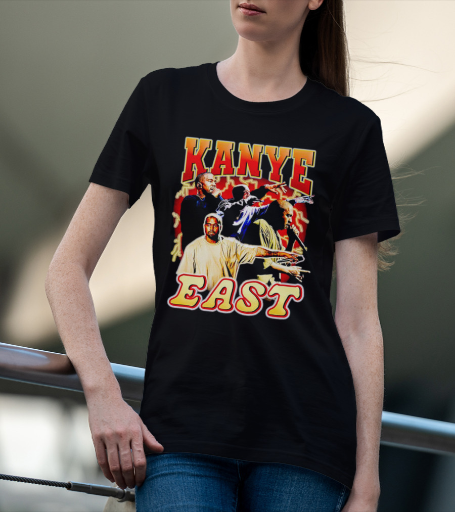 Kanye East Vintage Concert Collage T-Shirt