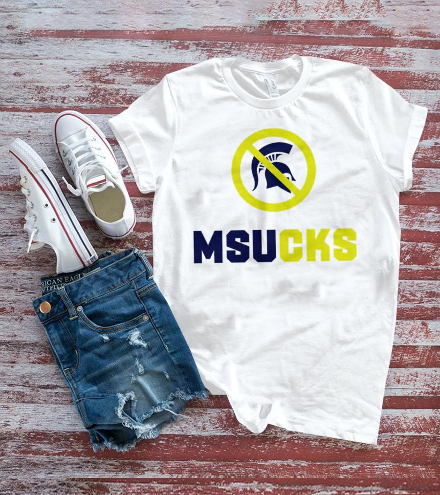 MSU Spartans MSUCKS Rivalry Ban T-Shirt