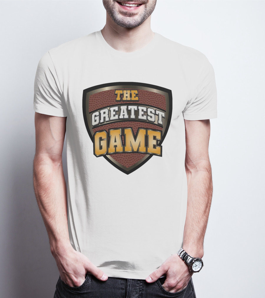 The Greatest Game Basketball Shield T-Shirt