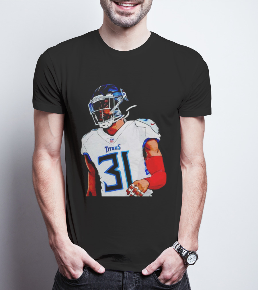 Kevin Byard Tennessee Titans 31 Cartoon NFL Player T-Shirt
