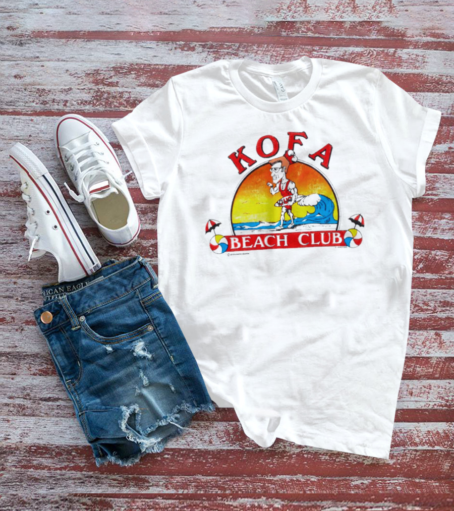 Kofa Beach Club Sunset Surfer T-Shirt