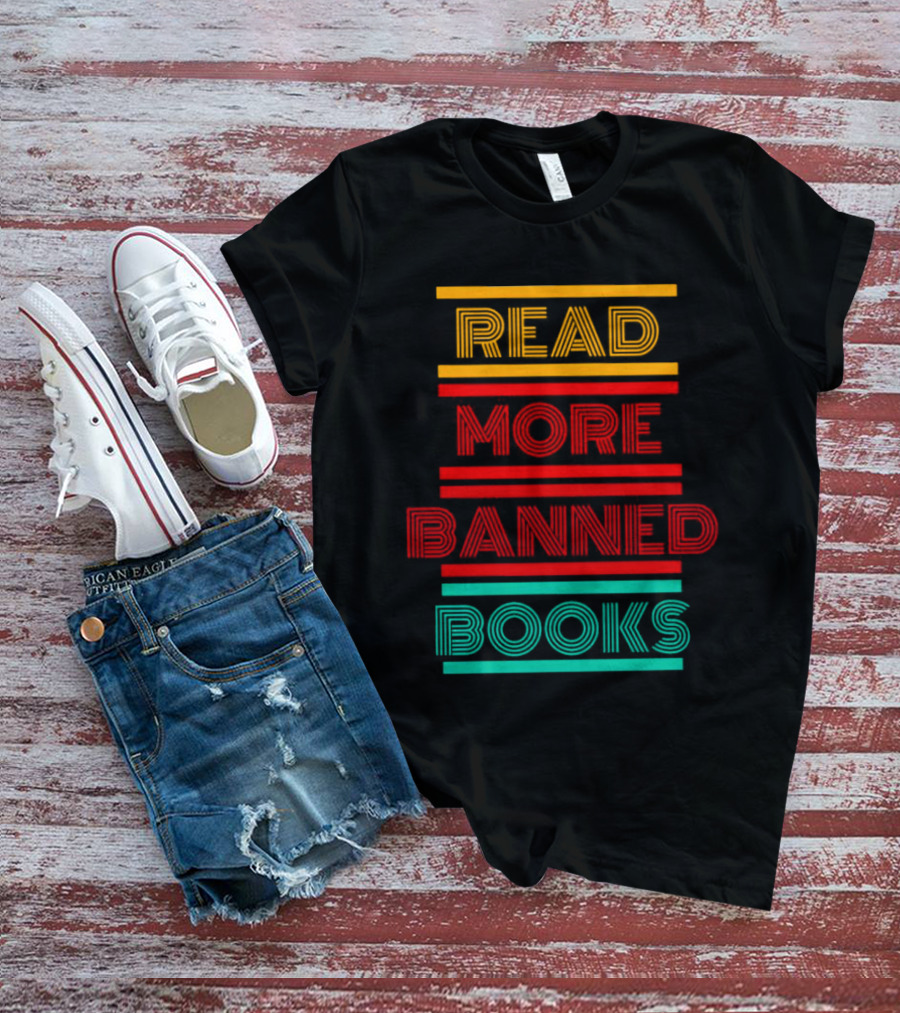 Read More Banned Books Retro T-Shirt