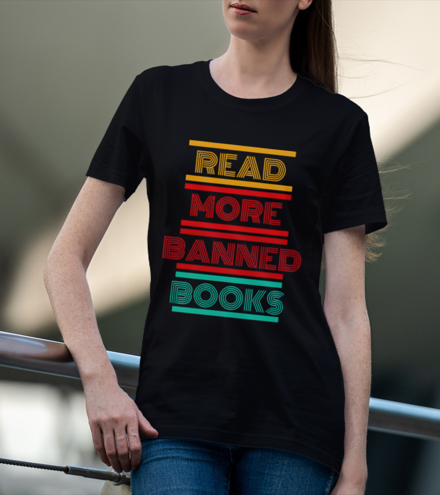 Read More Banned Books Retro T-Shirt