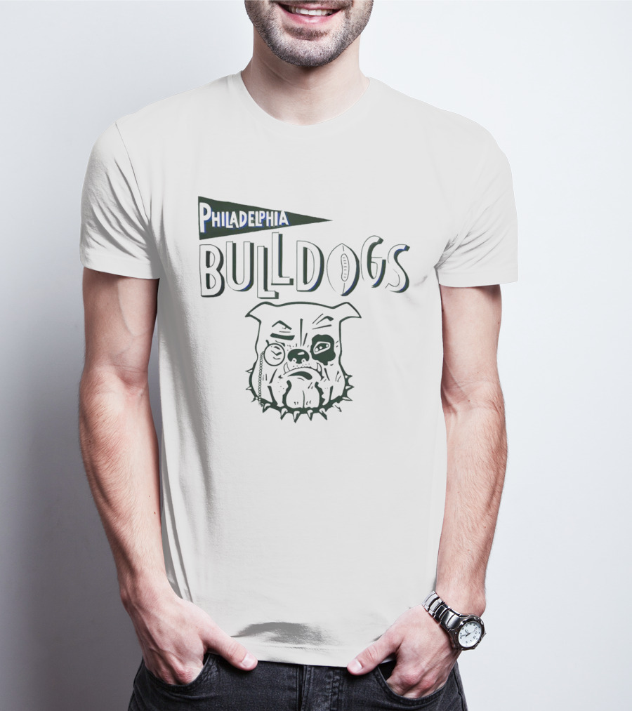 Philadelphia Bulldogs Bulldogs Football T-Shirt