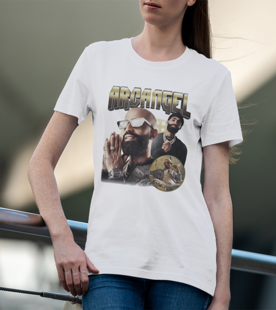 Arcangel Rapper Vintage Style Collage T-Shirt