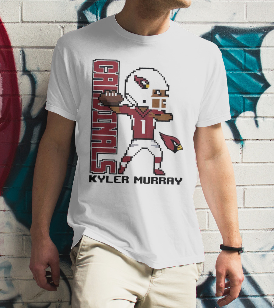Cardinals Kyler Murray Arizona Football Pixel T-Shirt