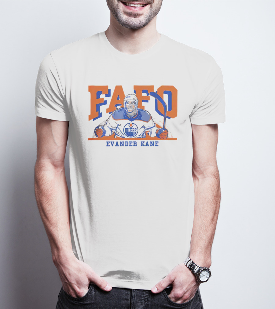 Evander Kane FAFO Edmonton Oilers T-Shirt