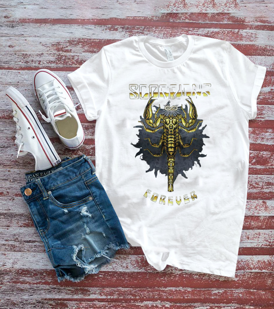 Scorpions Forever Metallic Rock T-Shirt