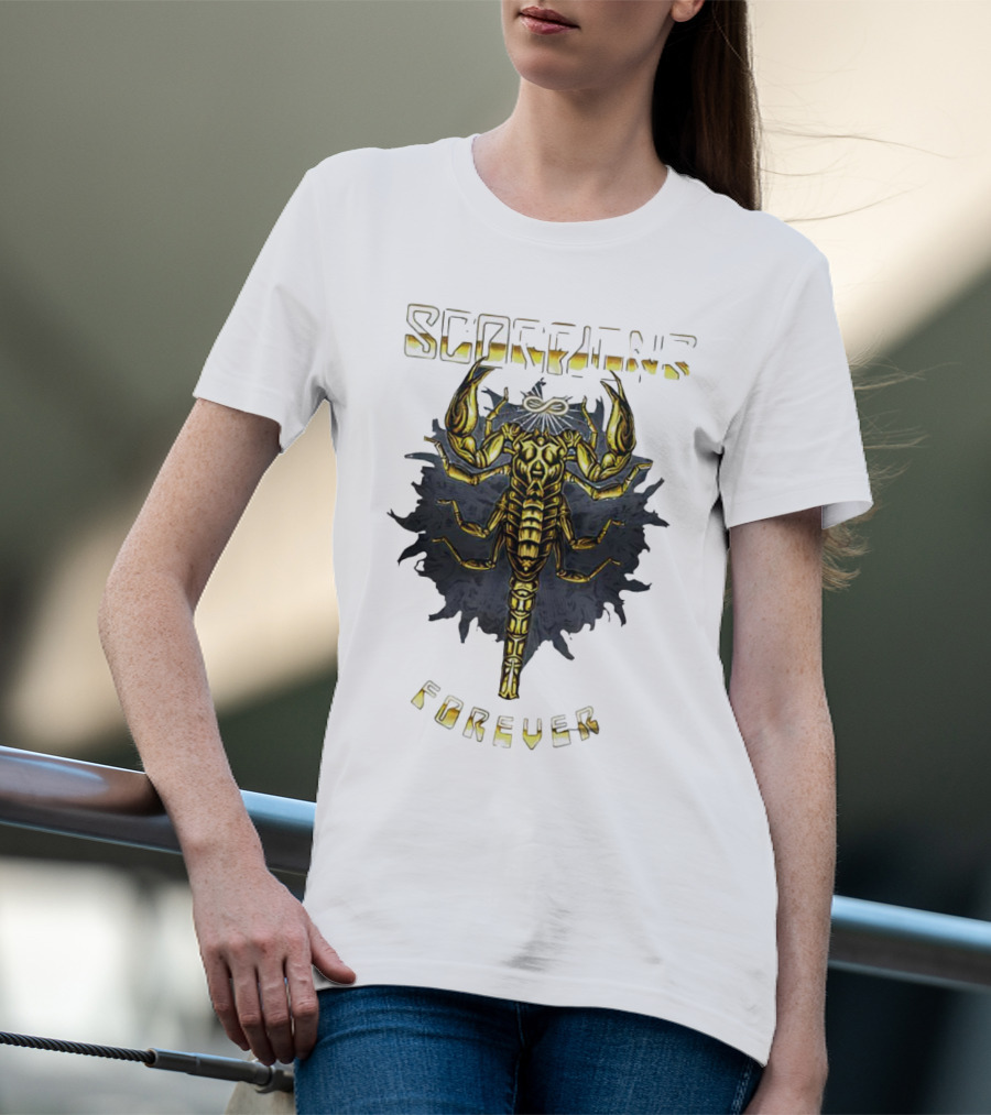 Scorpions Forever Metallic Rock T-Shirt