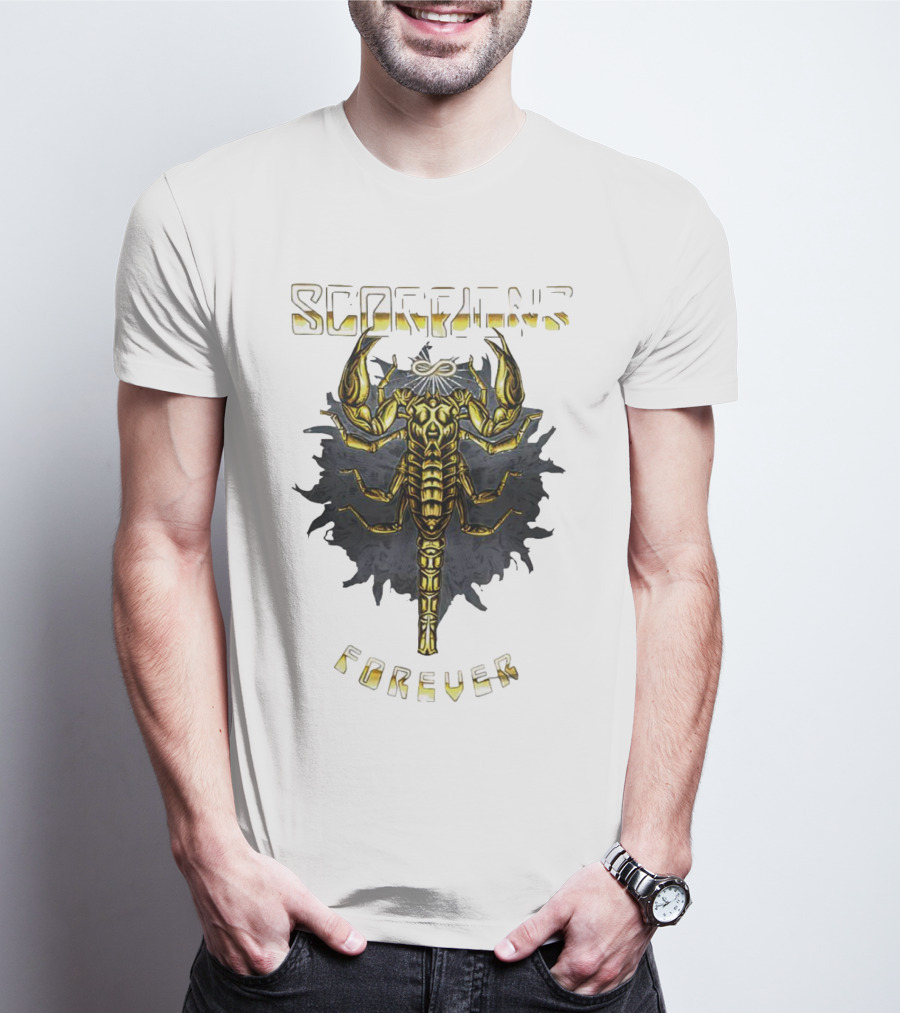 Scorpions Forever Metallic Rock T-Shirt