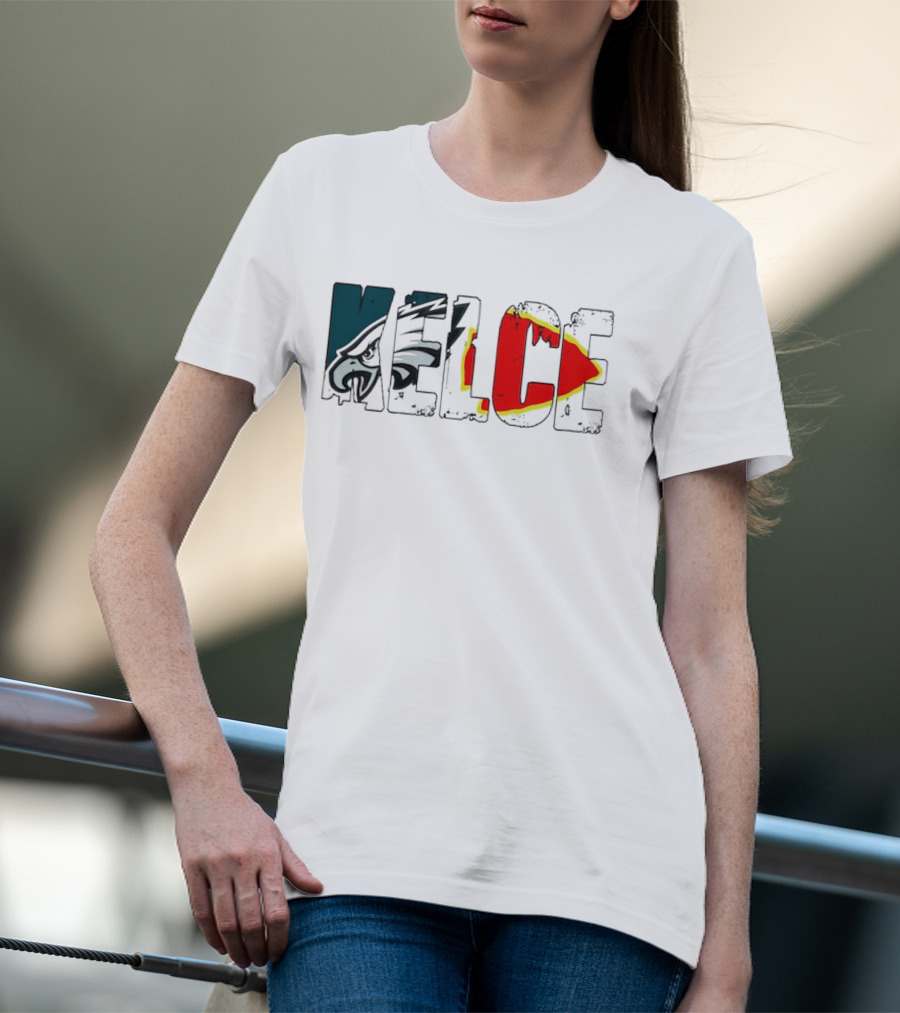 Kelce Philadelphia Eagles Kansas City Chiefs T-Shirt
