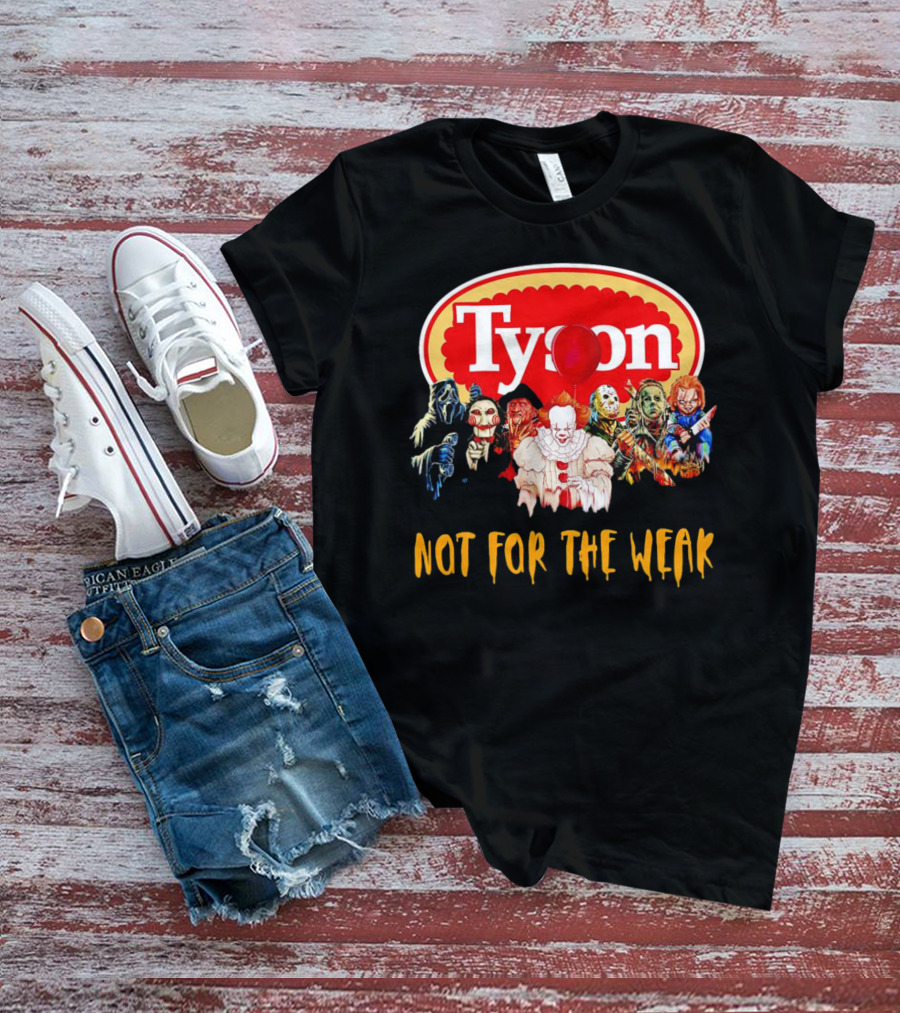 Tyson Horror Movie Characters Not For The Weak Floating Red Balloon Masks T-Shirt