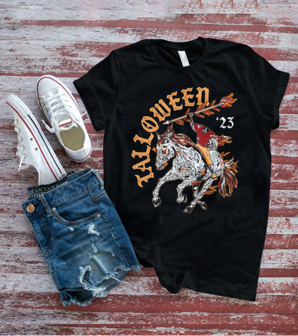 Florida State Seminoles Halloween 23 Flaming Spear Rider T-Shirt